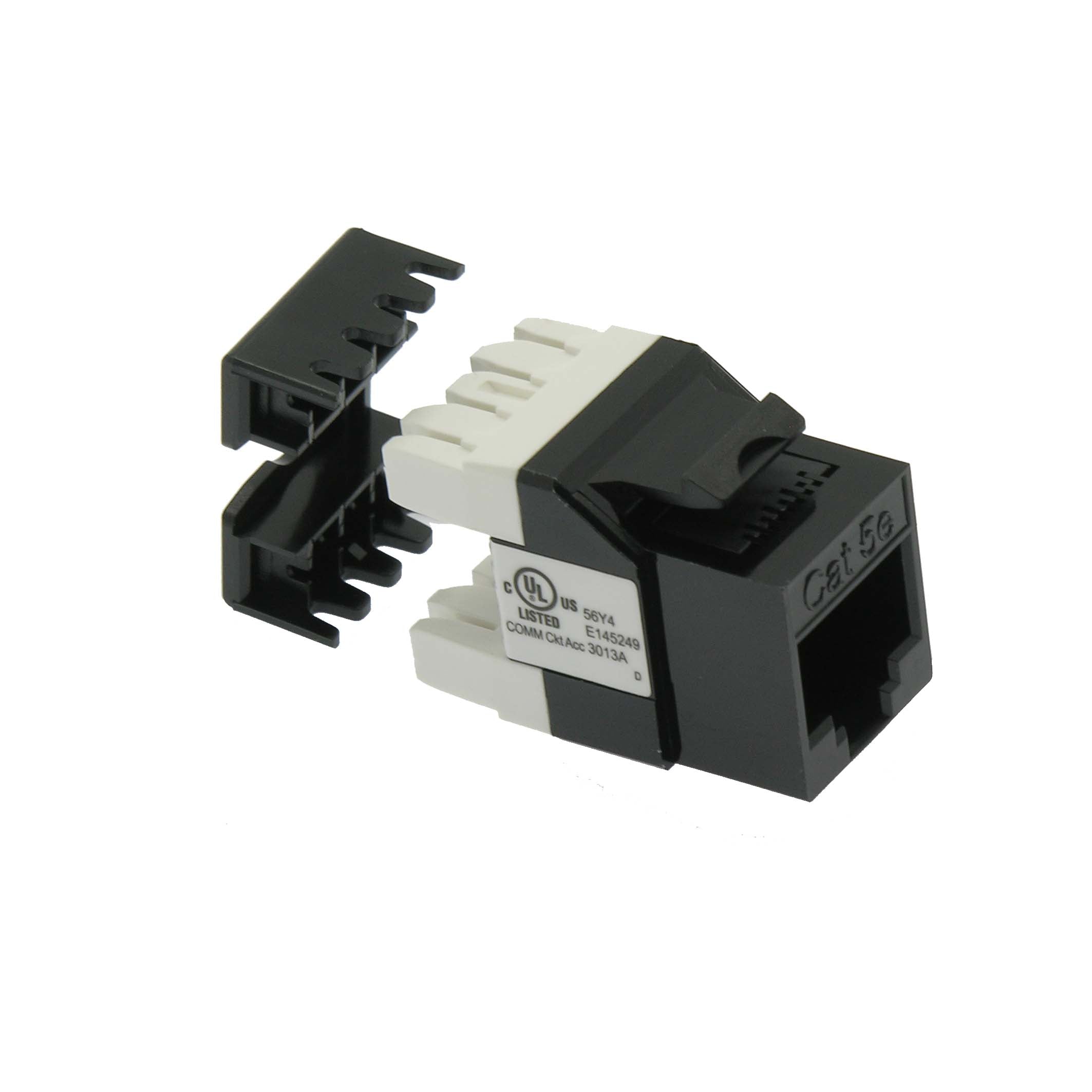 CAT5E RJ45 110 Type 180° Keystone Jack CAT5E RJ45 110 Type 180° Keystone Jack